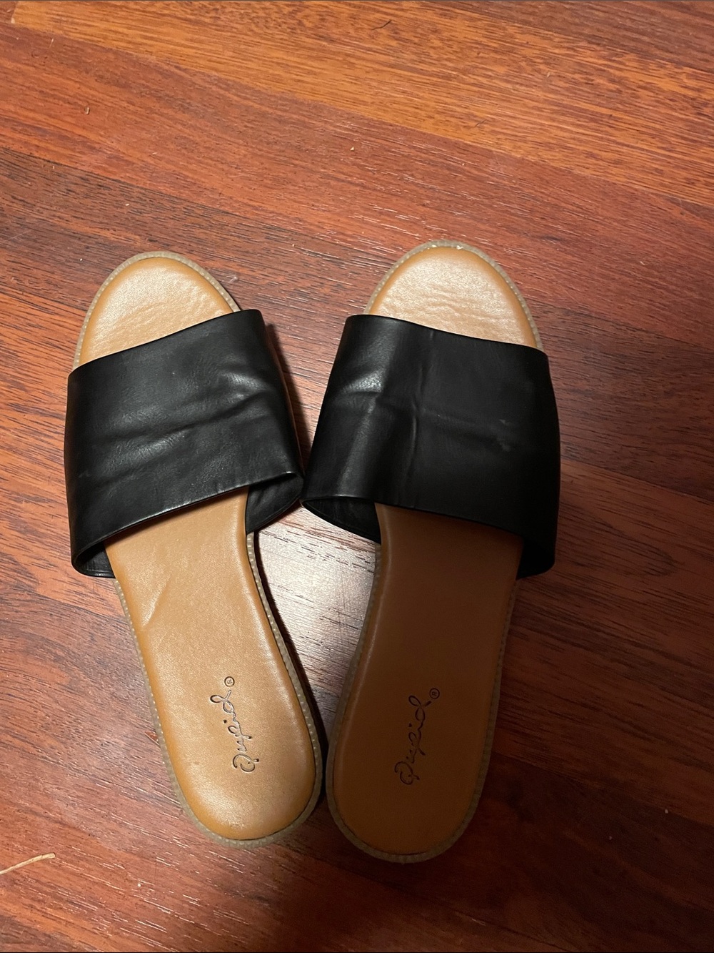 Qupid Slide Sandals
